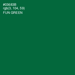 #03683B - Fun Green Color Image